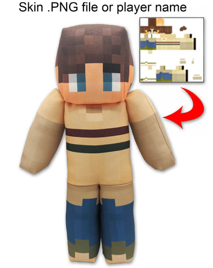 Custom Plush Toy Using Any Minecraft Java Edition Skin