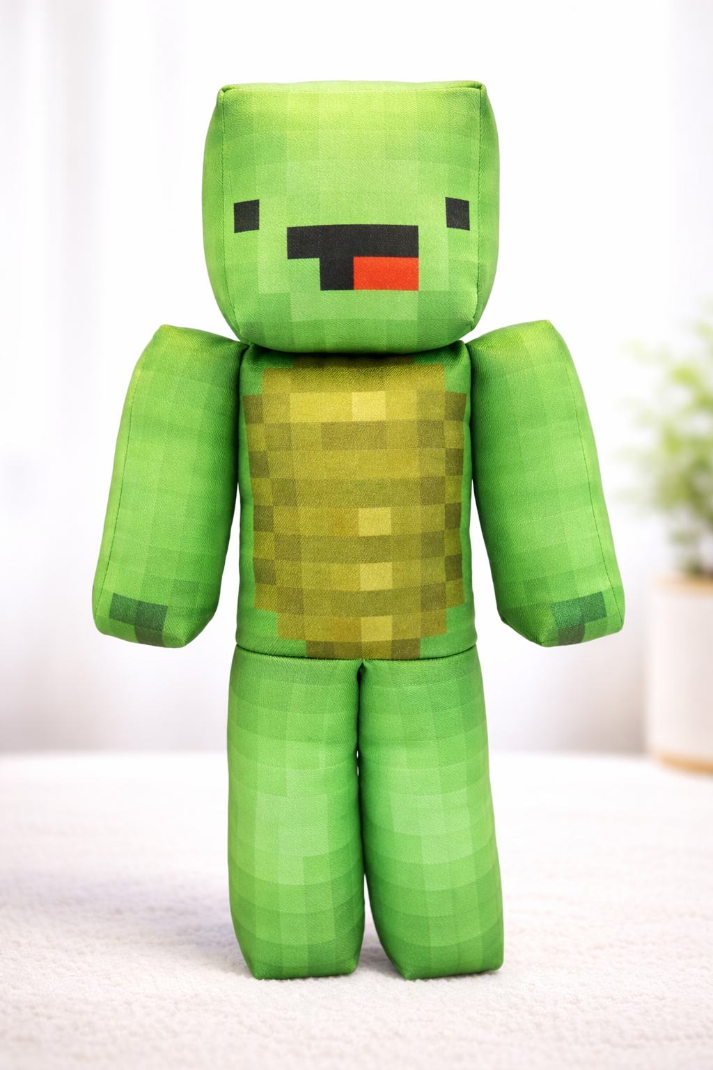 Handmade pixel plush doll soft fabric