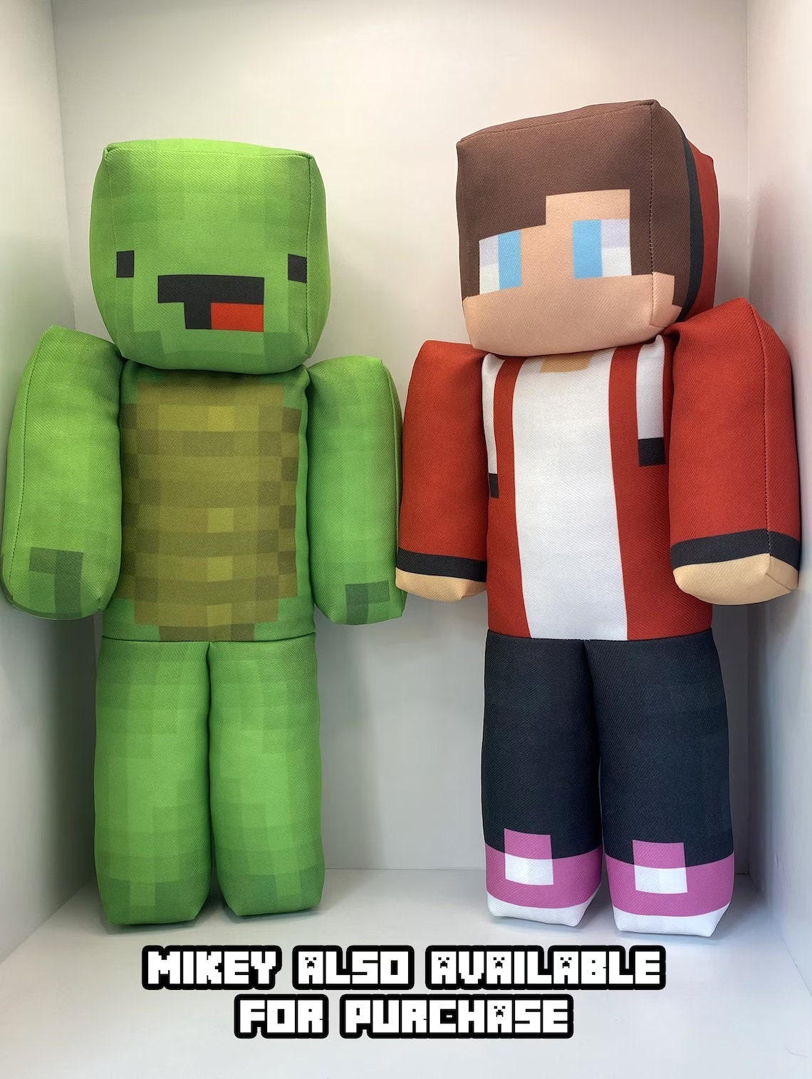 Pixel character plush for kids and collectors