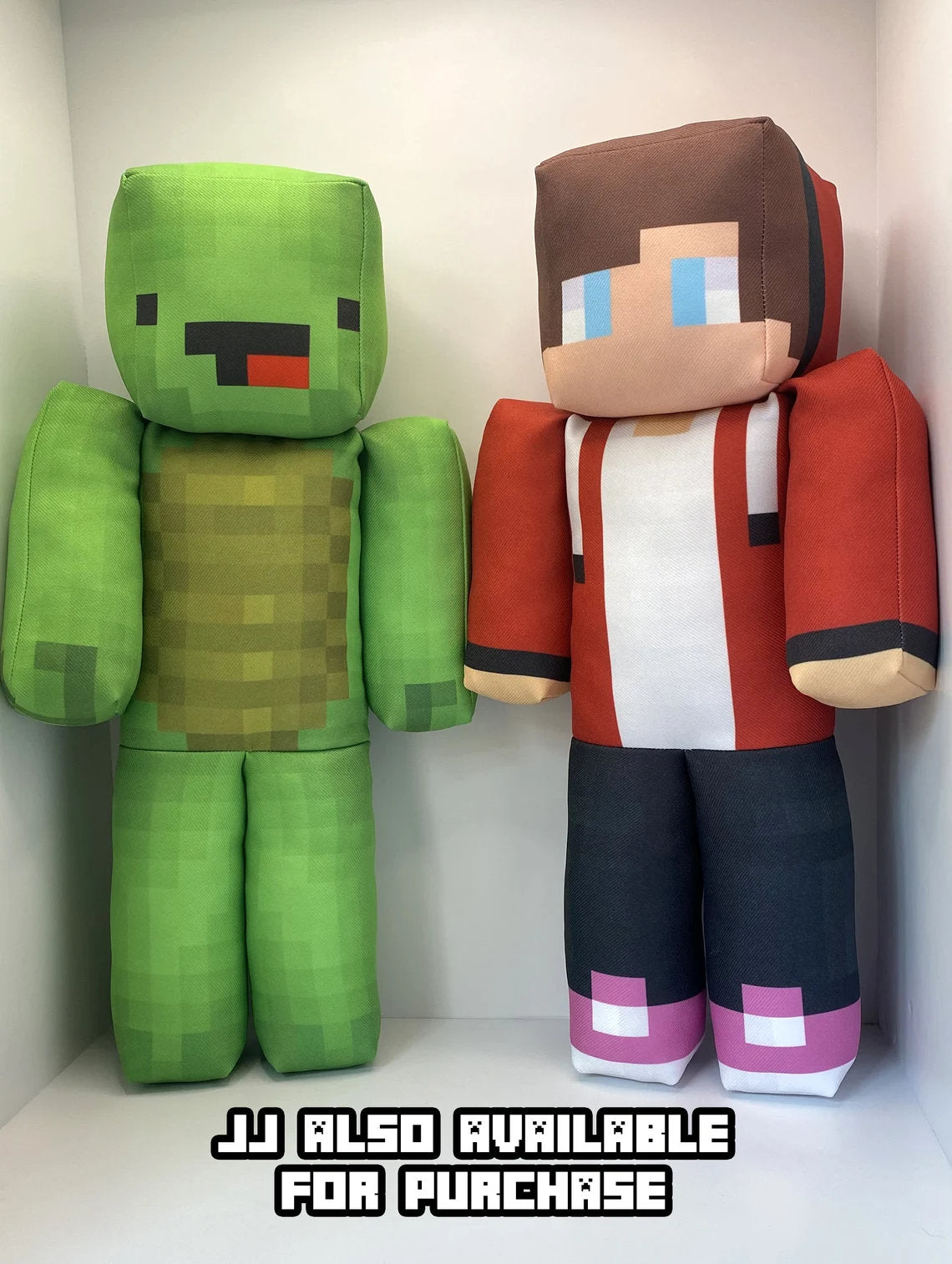 Pixel character plush for kids and collectors
